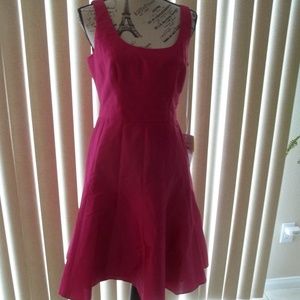 NWT! ALFRED SUNG CERISE PINK PARTY DRESS SIZE 8